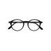 IZIPIZI Unisex Shape D Reading Glasses Black Soft one size