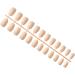 dijiusidy 24 Pieces Short Ballerina Scratch-resistant Coffin False Nails Colorful Solid DIY Artificial Colour-fast Acrylic Nail 9flesh color - Buy Online on GoSupps.com