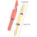 Housoutil Double-Headed Eyebrow Brush Set for Women - 2 Sets Red Eyebrow Makeup Tool - Buy Online on GoSupps.com