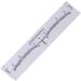  Angoily Angoily Mini Disposable Caliper for Eyebrow Embroidery Curved Ruler - Tear-Off Pattern - Buy Online on GoSupps.com