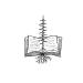 SanerLian Black Tree Tattoo Sticker Set of 12 (SF136) - Temporary Fake Tatoo for Men and Women - Ideal for Arm, Hand, Shoulder, Back - 10.5X6cm - Buy Online on GoSupps.com