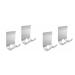 Cabilock 4 pieces plug holder hook razor wall hook hooks for storing the razor razor hook shower shaver hook shaver holder for the wall pothook connect shower head