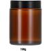 FIOERDTUIE Travel-friendly Reusable Amber Glass Bottle With Screw Lid Multi-functional Anti-slid Bottom Secure Lock Oil Extra Thick 150g Amber 150g 150g Amber 150g - Buy Online on GoSupps.com