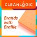 Cleanlogic Pumice Sponge Assorted Colors 6-Pack for Bath and Body - Buy Online on GoSupps.com
