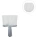 FRCOLOR 1pc Hairdressing Duster Nylon Neck Duster Brush Haircut Hair Brush Cleaner Face Brush Hair Cutting Hair Cutting Cleaning Brush Hair Cutting Sweep Duster Soft Fur Neck Brush 15.5x10 cm Silver - Buy Online on GoSupps.com