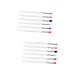 FRCOLOR 12 Pcs Eye Shadow Brush Flat Eyeliner Brush Foam Brush Make-up Eyeshadow Brush Smudge Stick Mix