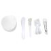 JUOPZKENN Facial Mask Tool Silicone Face Mask Mixing Tool Kit with Bowl Brush Measuring Cup for Making Mask