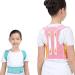 Adjustable Child Back Chest Support Belt - Posture Corrector & Shoulder Brace (XS Blue) - Professional Orthotics - Buy Online on GoSupps.com