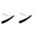 Minkissy 2st folding rapid razor bortschneider kit straight razor safe hand razor razor vintage hairdresser razor hairy knife manual handbook wooden man like shown