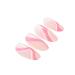 Vatocu Short Naked Pink French Artificial Nails - Wavy Lines Ballerina Acrylic Stick-On Nails for Women & Girls (24 Pieces) - International Shipping Available - Buy Online on GoSupps.com
