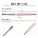 Kads 100% Kolinsky Sable Acrylic Brush | Round Head Ruffled Nail Art Brush (8#) - Perfect for Manicure & Acrylic Application - Buy Online on GoSupps.com