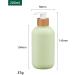 Travel Shampoo & Lotion Bottles - 200ml HDPE Containers (2PCs) | Refillable Travel Bottles for Shampoo Creams & Toiletries - Buy Online on GoSupps.com