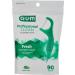 GUM EEZ-Thru Dental Floss with Ring Holder - Mint 90 Count | Best Dental Care for Fresh Breath - Buy Online on GoSupps.com