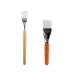 Sioppki face mask brush 2 pieces natural wood professional face mask brush applicator brush for applying face masks eye masks serum or DIY-cosmetic-up tools