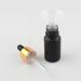 ZEOABSY 6 PiecesÂ 10mlÂ Empty Frosted Black/Gold Glass Dropper Bottles with Glass Pipette for Essence Essential Oil Elite Fluid Travel Cosmetics Storage Containers - Buy Online on GoSupps.com