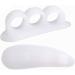 Pedimend Silicone Gel Hammer Toe Protectors - Toe Separator for Crooked Toes - Unisex Foot Care - White (2 Pair) - Buy Online on GoSupps.com