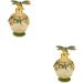 BOKIOESDE 2 Set of Dragonfly Perfume Bottle Refillable And Eco-friendly Elegant And Beautiful Gifts Decorative Perfume Bottle Easy To Clean green green 2Set - Buy Online on GoSupps.com
