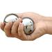 Handmill ball Chinese health exercise stress balls stainless steel baoding balls with a carrying bag for hand therapy (size: 55 mm) (size: 55 mm) 55mm