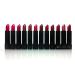 Princessa Aloe Lipsticks 2 Set - 12 Fashionable Colors/Long Lasting 12 Count (Pack of 2) Red 2 Set