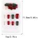 dijiusidy False Nail Perfect Matching Simple to Wear Fingernail Full Coverage Press Type Strong Viscosity Adjustable Paster Type 7 F741 Type 7 F741 - Buy Online on GoSupps.com