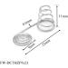 5pcs AAA to AA Battery Conversion Springs - Nickel Wire Coil Plate for Improved Power | Optimal Electrical Contact - Buy Online on GoSupps.com