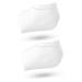 FOMIYES 2 Pairs Height Invisible Detachable Heel Heel Height Increase Insoles Unisex Heel Pads Increased Extension pad Skin Friendly Invisible Socks