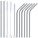 Jesykin 8 Pack Stainless Steel Reusable Straws with Case and Cleaning Brush - Long Metal Drinking Straws for 30oz and 20oz Tumblers - Dishwasher Safe - Buy Online on GoSupps.com
