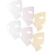 Mipcase 18pi ces Couvertures Silicone Pour Masques Faciaux R utilisables Support Pour Masques Optimise Absorption Des Soins Peau De Silicone Transparent Dor  - Buy Online on GoSupps.com
