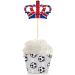 14PCS Coronation Cake Toppers Cupcake Decorations King Charles Coronation Decorations Kings Coronation Party Decorations 2023 Cake Toppers Union Jack Cake Decorations for King III Street Party - Buy Online on GoSupps.com