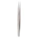 Stainless Steel Eyelash Extension Tweezers for Manicure Silver (Straight Tweezers)