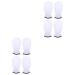 minkissy 4 Pairs Maintenance Care Gloves Paraffin Wax Warmer Insulated Mitts Paraffin Bath Mitt Wax Bags Cracked Hand Gloves Hand Kit White Polyester Beam Port Miss Cotton Gloves