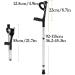 Adult Underarm Crutches Portable Folding Aluminum Forearm Crutches Adjustable Canes for 55-75 Inch Height Canes Independence - Buy Online on GoSupps.com