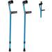ATHUAHLR Forearm Crutches Adjustable Forearm Crutch Elbow Crutches Foldable Ultralight Aluminum Assistance Double Adjustable with Comfy Handle Adjustable with Comfy Handle Folding Metal 2pcs