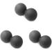 Buy Gleavi 3-St Joint Massage Globe Balls - Peanut Ball Massage Gear for Fitness Studio | 3-Piece Set - Black - Buy Online on GoSupps.com