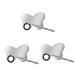 Balacoo 3pcs Makeup Pallete Foundation Mixing Shape Manicure Spatula Nail Polish Mixing Plate Mini Tool Mini Nail Art Nail- Art White Nail-art Palette Stainless Steel Makeup Palette