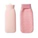 Heat bottles/classic hot water bottle hot water bottle with soft fleece tract girls warm abdominal water hot water bottle ideal for pain relief heat and cold therapy water vessel