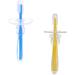 4-Piece Silicone Children's Toothbrush Set | Infant Training Brush & Toy | Earth Tones - Safe & Fun for Teething Babies - Buy Online on GoSupps.com
