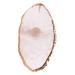Nail Mixing Palette Nail Art Finger Ring Palette Polish Holder Color Mixing Plates Manicure Tools White Brushes
