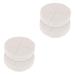 MAGICLULU 4 Sets Triangular Sponge Puff Under Eye Patches Triangle Cosmetic Sponges Concealer Sponge Esponjas Para Maquillaje Makeup Puffs Cosmetic Wedge White Cosmetics Mini Miss