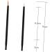 Outanaya 100pcs Eyeliner Eye Makeup Brushes Makeupset Eye Gel Makeup Lip Gloss Eye Shadow Orange 15cmX10cm Orange - Buy Online on GoSupps.com