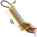 Bow Calico Bite Sausage for Dogs - Robust Jute Chew Toy 30 cm Tug & Training Aid - Buy Online on GoSupps.com