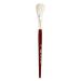 Silver Brush Limited 5519S Silver Mop White Oval Brush, Oil, Acrylic, and Watercolor Brush, Short Handle, Size 3/4" White Oval Size - 3/4