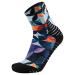 MEIKAN 100% Waterproof Socks, Unisex Digital Printing Breathable Hiking Trekking Wading Socks 1 Pairs Medium 1 Pair-multicolored 1