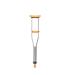 Crutches for Adults Underarm Handicapped Crutches/Canes for Disabled Persons with Free Retractable Aluminum Walkers Adjustable Range 90-150 Cm Great for Travel or Work (Single)