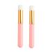 Tabanzhe 2 Pieces Lash Shampoo Brush - Personal Care Accessories Portable Multi-functional Facial Cleaning Brush Nose Pore Deep Cleaning Brush Soft Bristles Use Comfortable (Pink)