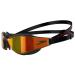 Speedo Fastskin Hyper Elite Adult Mirrored Goggles Unisex One Size Black/Oxide Grey/Fiery Gold