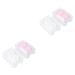 Solustrie 4 pieces mini container for colored contact lenses Storage container for contact lenses container for eye contact lenses Halter Mirror film lentils cleaning case