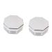 LIFKOME Loose Powder Holder 2 Sets Octagonal Loose Powder Box Baby Holder Powder Puff Loose Powder Cases Cosmetic Rack Portable