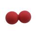 Healvian peanut ball Massage Fitness Yoga-Ball Mobility Ball Mobility Obsetile Muscle Roll Silicone Roll Silicone Knel Oluts Olid Yoga Roll Foot Sole Oebernut Balls red 12.00x6.30cm red
