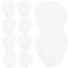 Milisten 5 Pairs Womens Shoe Insoles Neuroma Cushion Shoes Accessories Forefoot Pads for Women Heels Clear jel Thicken Shoes Pad Foot Pads for Heels Anti-Slip Insoles Miss Boots Front feet